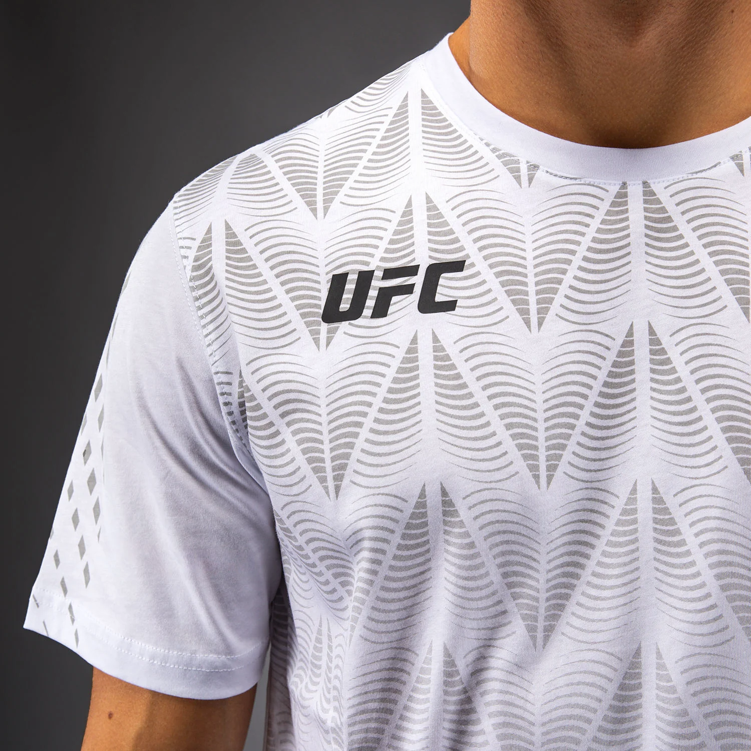 Men's UFC Zenith by Venum Replica White T-Shirt - Image 5