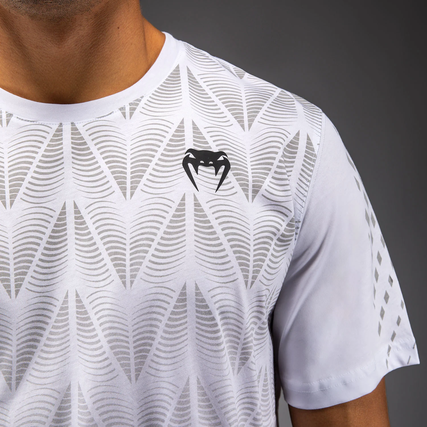 Men's UFC Zenith by Venum Replica White T-Shirt - Image 6