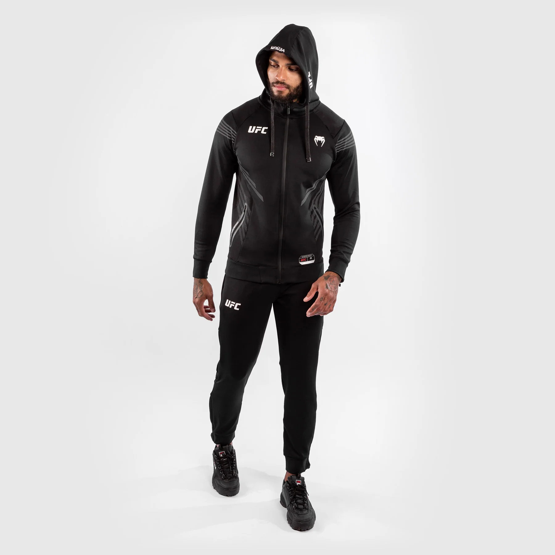 UFC Venum Authentic Fight Night Men's Walkout Pant - Black - Image 10