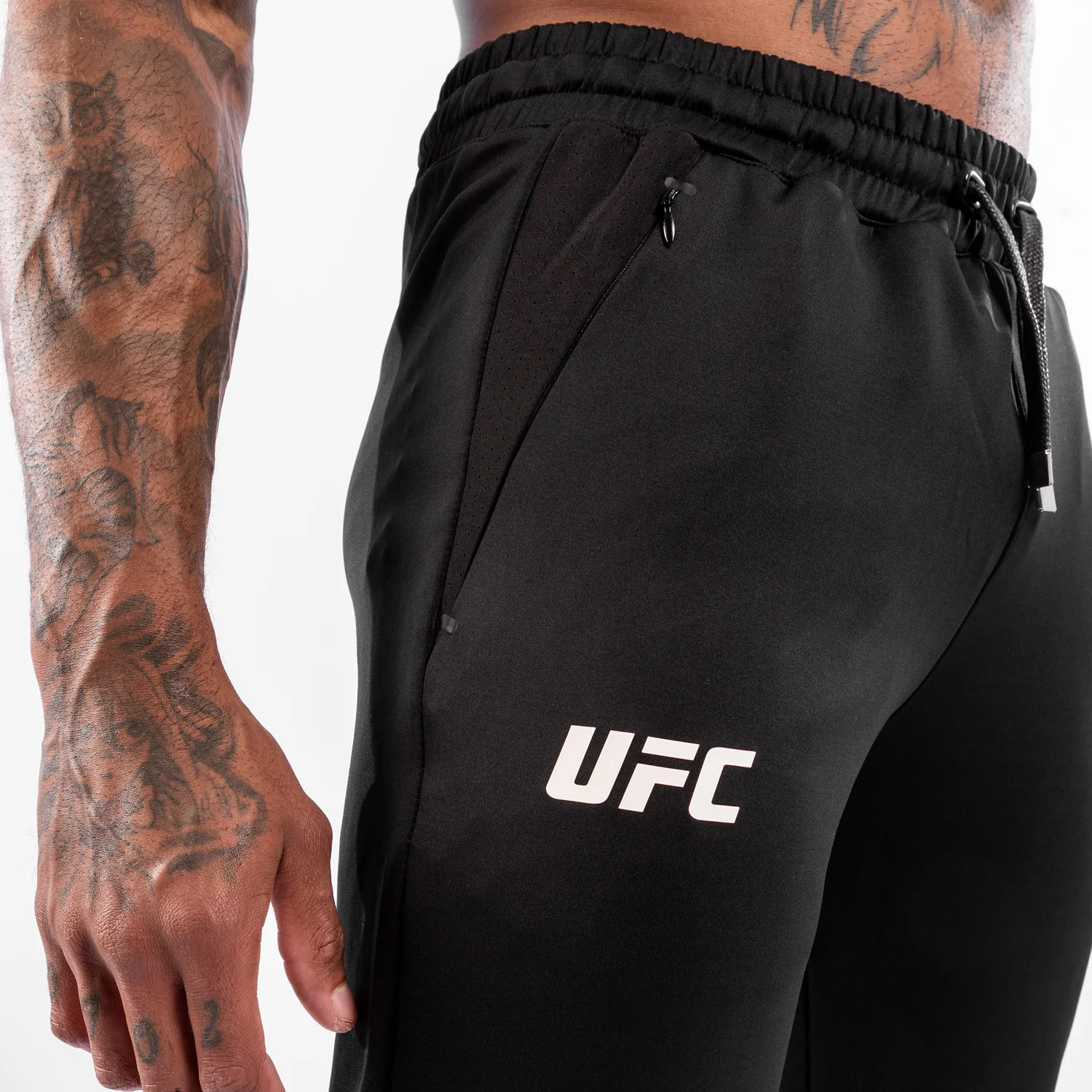 UFC Venum Authentic Fight Night Men's Walkout Pant - Black - Image 4