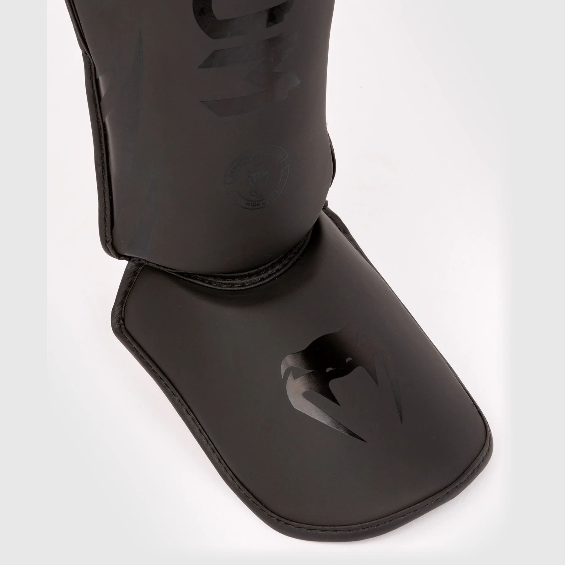 Venum Challenger Kids Shin Guards - Black/Black - Image 3