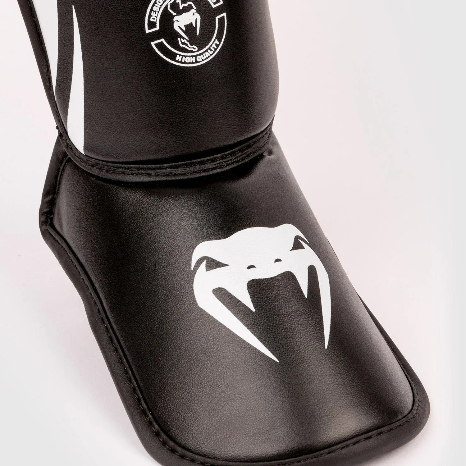 Venum Challenger Kids Shin Guards - Black/White - Image 3