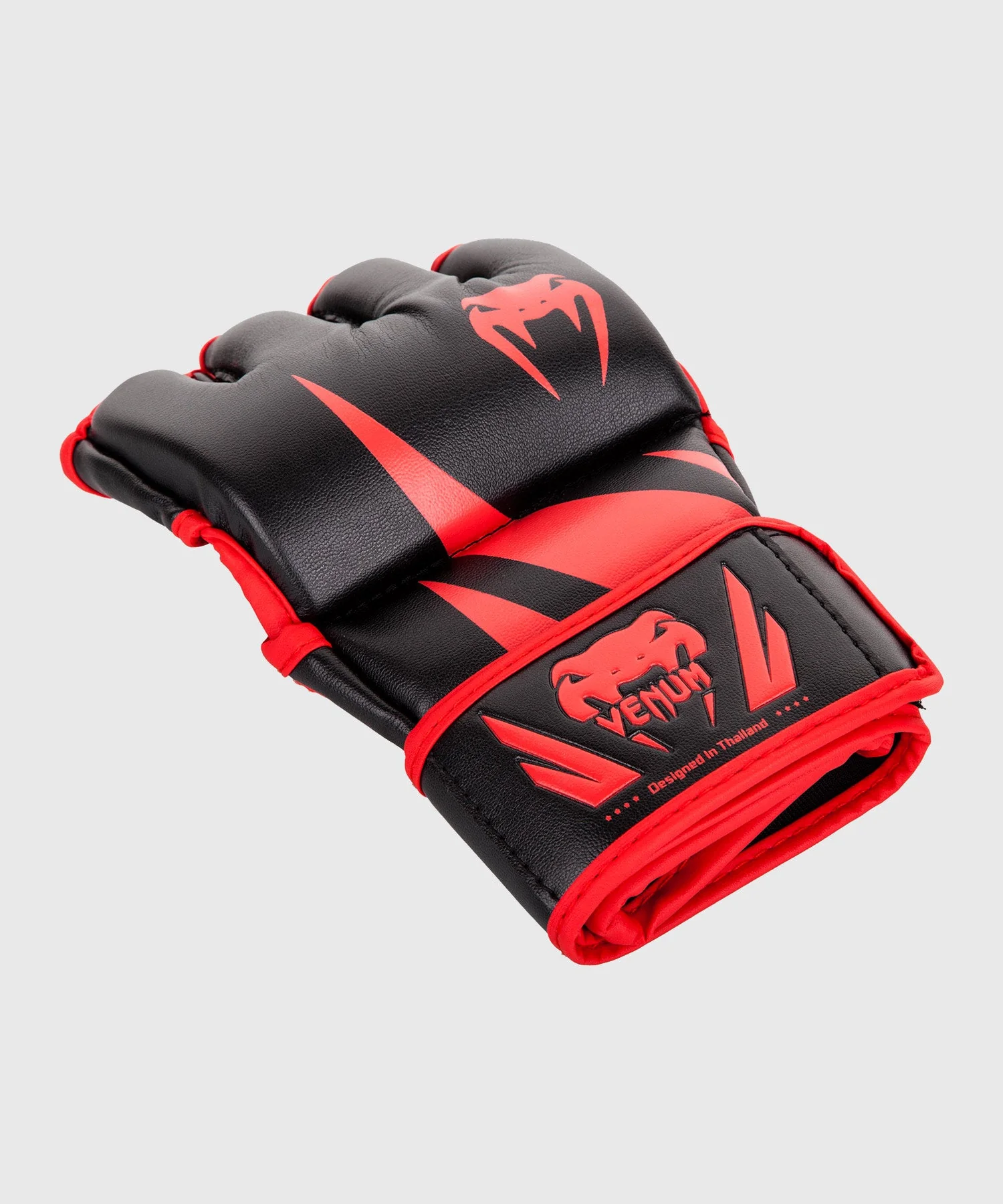Venum Challenger MMA Gloves - Without Thumb - Black/Red - Image 7
