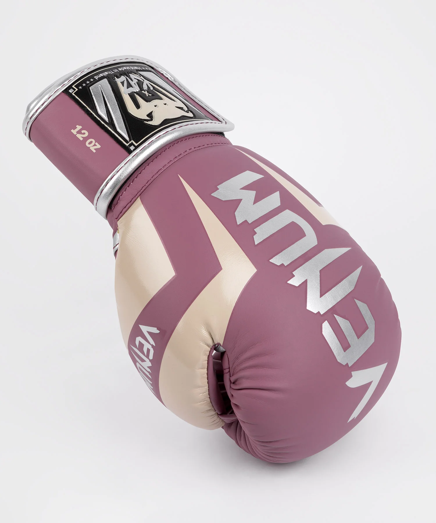 Venum x Kaz Elite Boxing Gloves - Dusky Orchid - Image 4