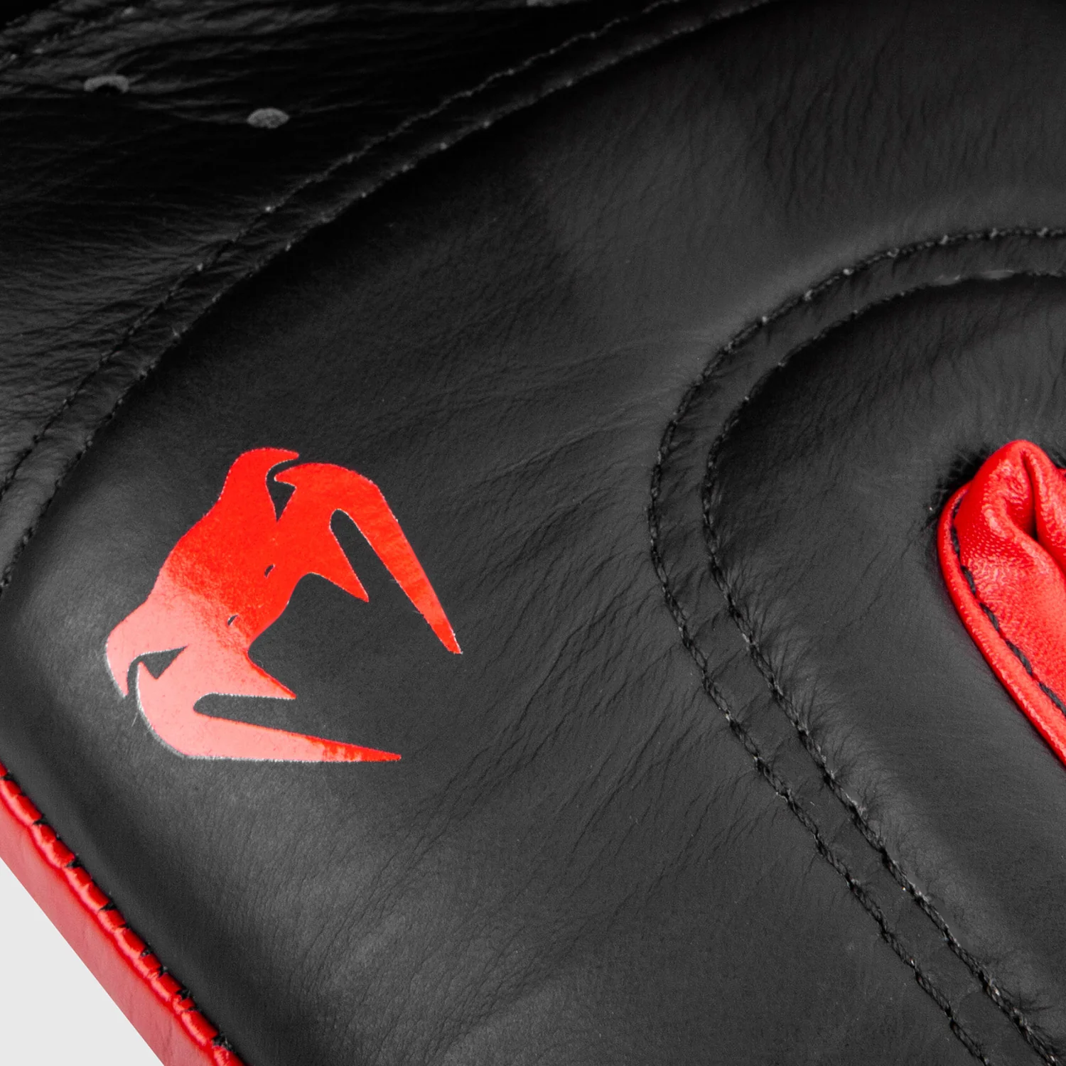 Venum Shield Pro Boxing Gloves Velcro - Black/Red - Image 4