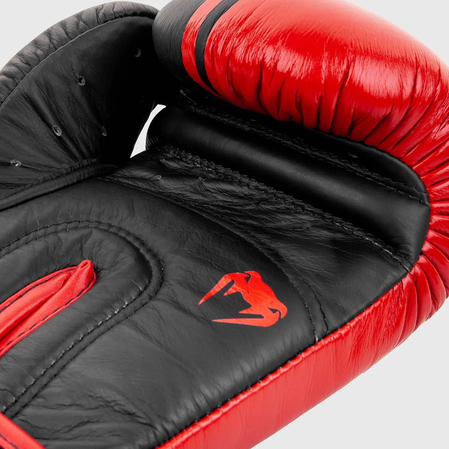 Venum Shield Pro Boxing Gloves Velcro - Black/Red - Image 5