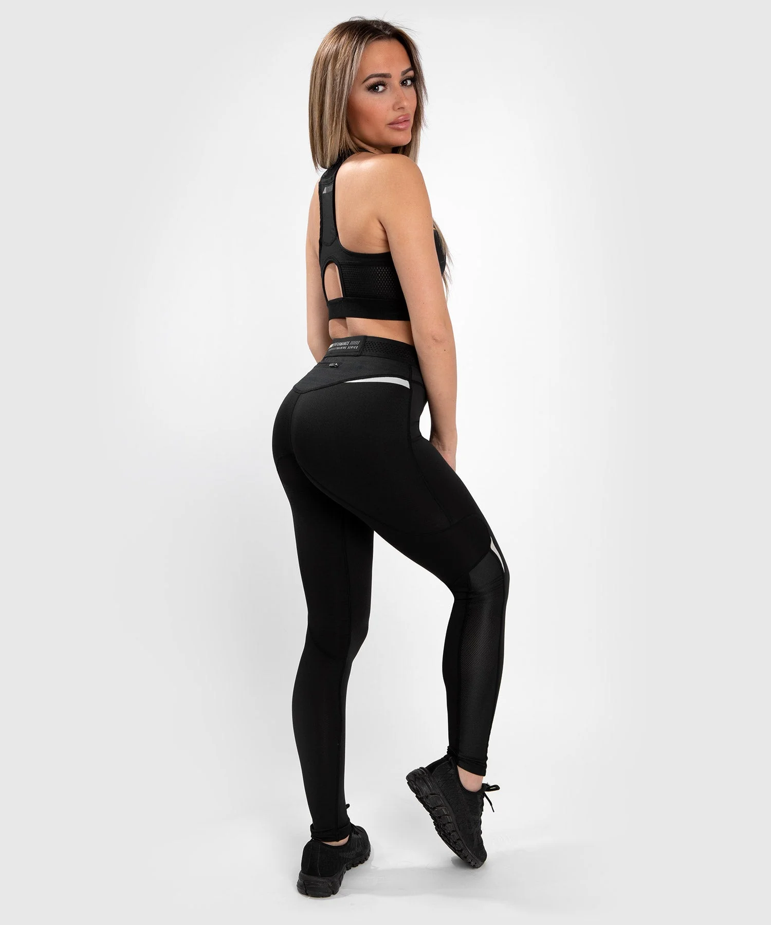 Venum Tempest 2.0 Leggings 7/8 – Black/Grey - Image 3